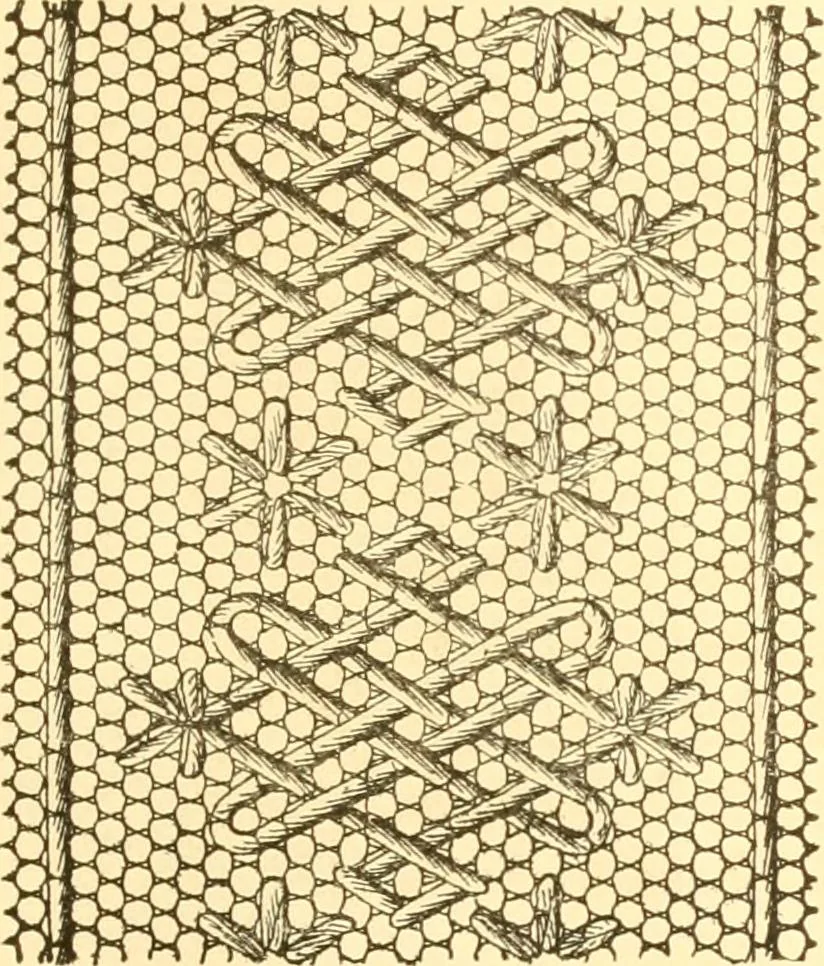 An illustration from Ladies' fancy work .., 1885, leaf 39