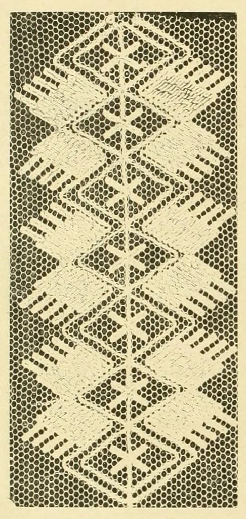 An illustration from Ladies' fancy work .., 1885, leaf 42