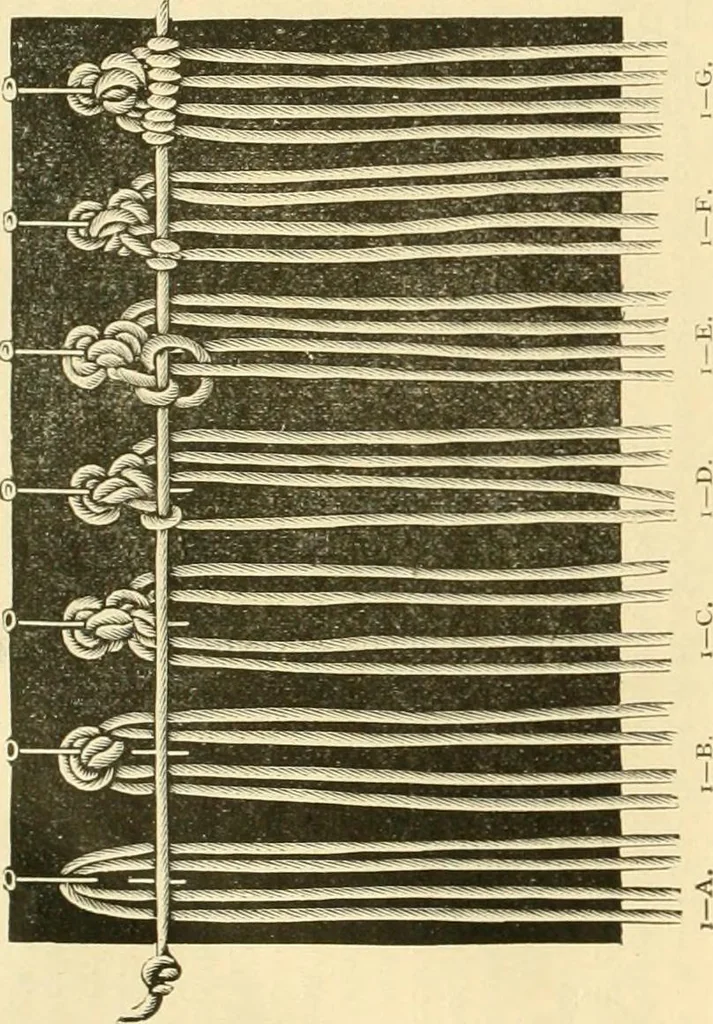 An illustration from Ladies' fancy work .., 1885, leaf 50