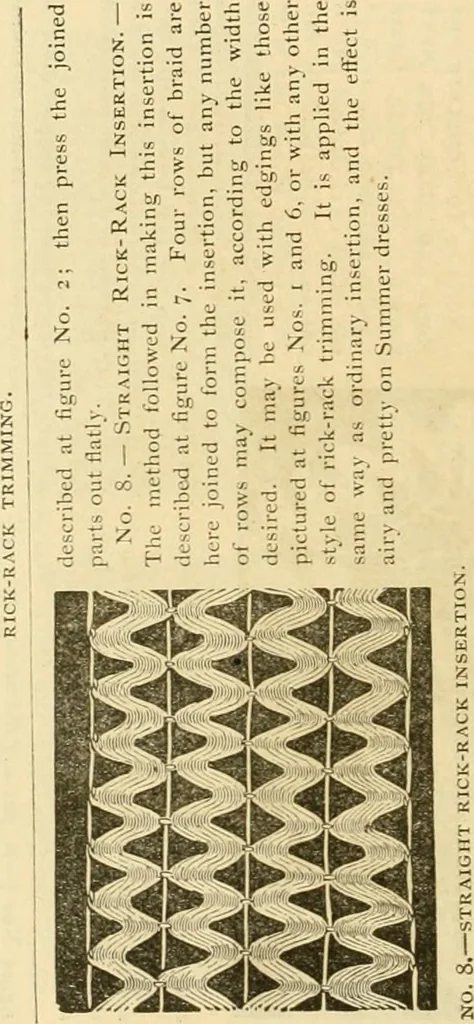 An illustration from Ladies' fancy work .., 1885, leaf 54