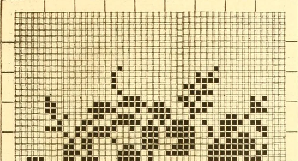An illustration from Ladies' fancy work .., 1885, leaf 55
