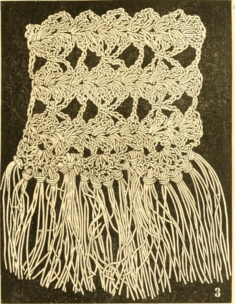 An illustration from Ladies' fancy work .., 1885, leaf 63
