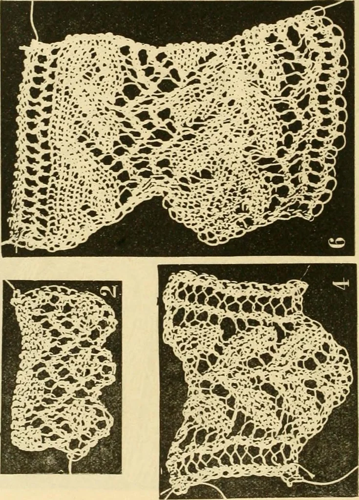 An illustration from Ladies' fancy work .., 1885, leaf 64