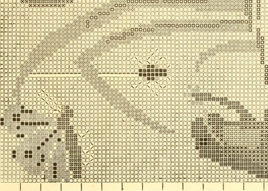 An illustration from Ladies' fancy work .., 1885, leaf 79