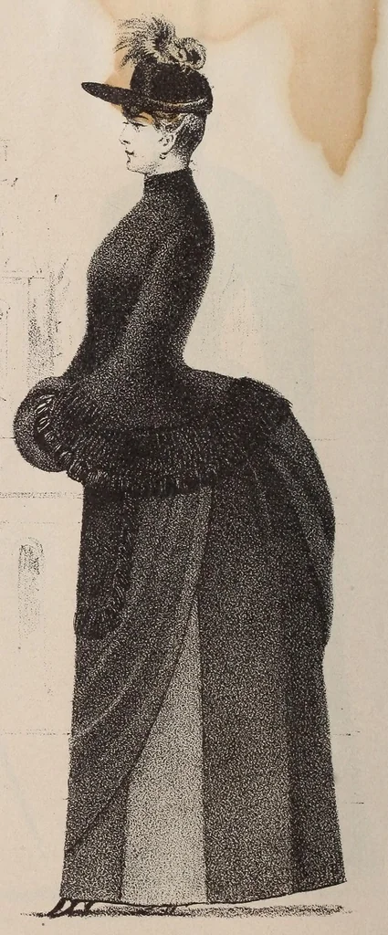 An illustration from Ladies' fine fur garments, 1889, leaf 20