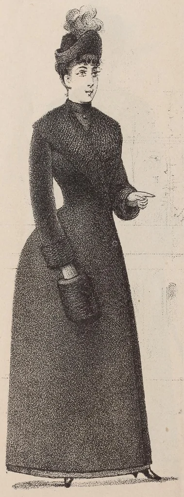 An illustration from Ladies' fine fur garments, 1889, leaf 20