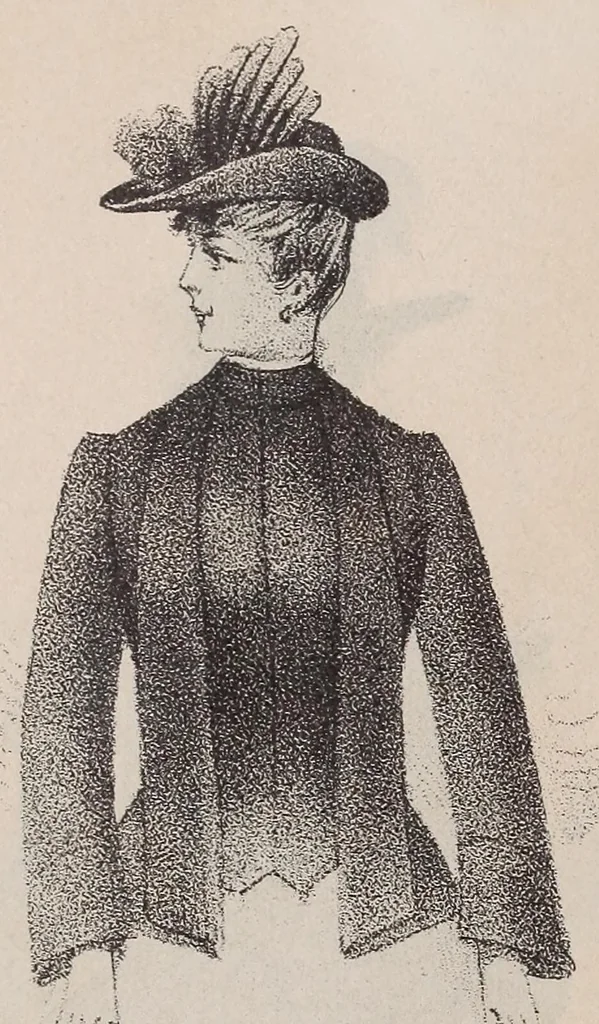An illustration from Ladies' fine fur garments, 1889, leaf 24