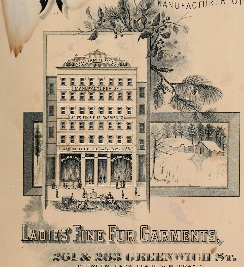An illustration from Ladies' fine fur garments, 1889, leaf 7