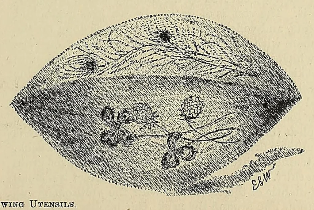 An illustration from The ladies' floral cabinet, 1871, leaf 153