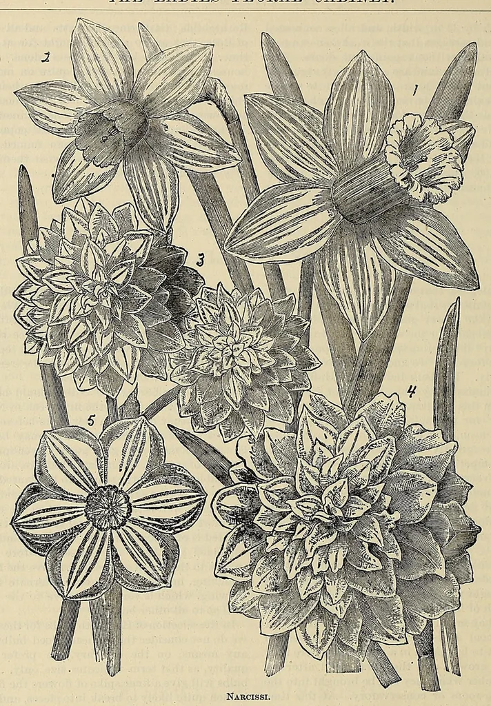 An illustration from The ladies' floral cabinet, 1871, leaf 258