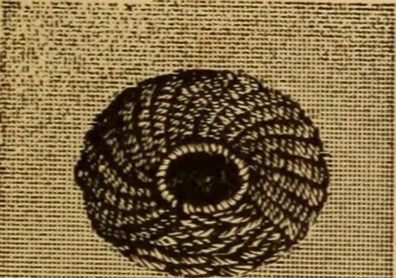 An illustration from The ladies' guide to needle work, embroidery, etc ... : being a complete guide to all kinds of ladies' fancy work, 1877, leaf 10