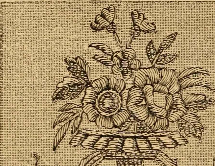 An illustration from The ladies' guide to needle work, embroidery, etc ... : being a complete guide to all kinds of ladies' fancy work, 1877, leaf 121