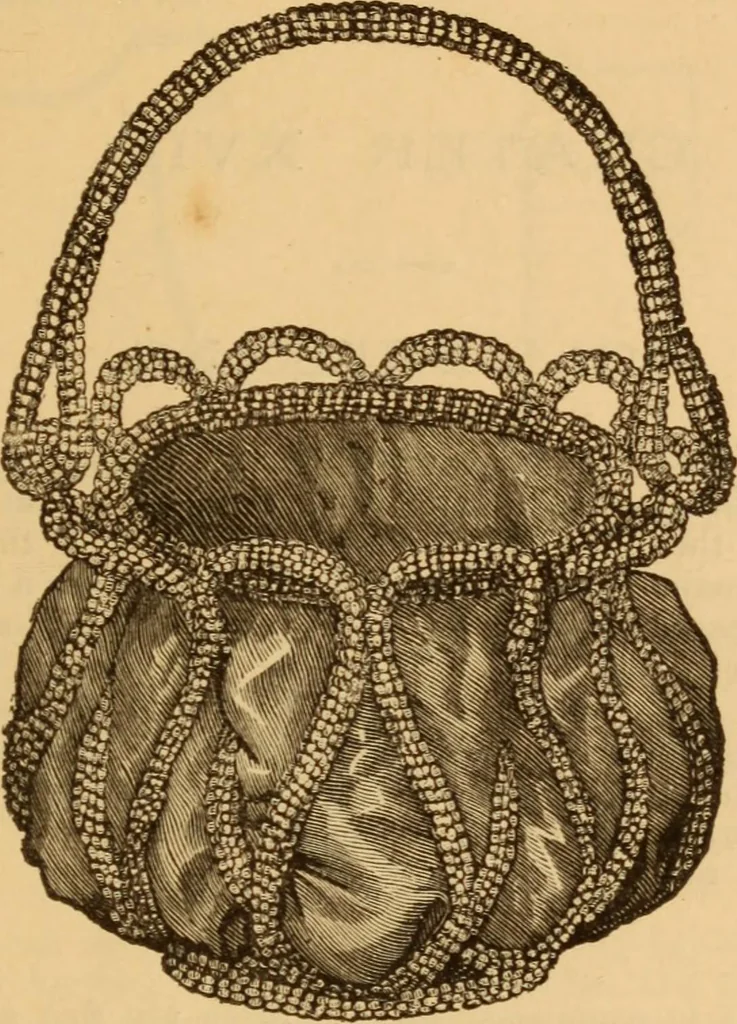 An illustration from The ladies' guide to needle work, embroidery, etc ... : being a complete guide to all kinds of ladies' fancy work, 1877, leaf 134