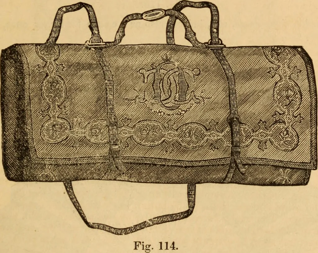 An illustration from The ladies' guide to needle work, embroidery, etc ... : being a complete guide to all kinds of ladies' fancy work, 1877, leaf 152