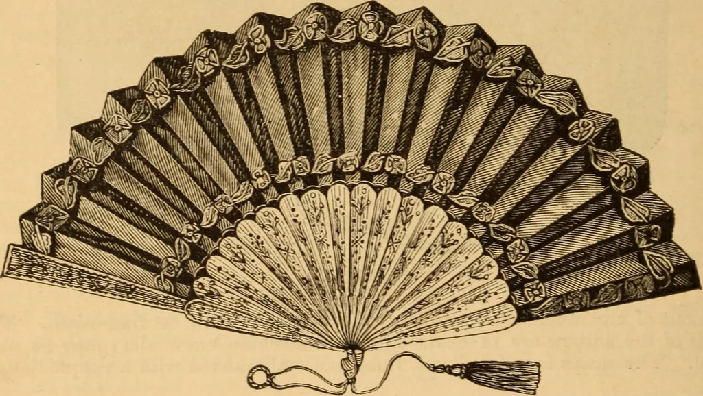 An illustration from The ladies' guide to needle work, embroidery, etc ... : being a complete guide to all kinds of ladies' fancy work, 1877, leaf 153