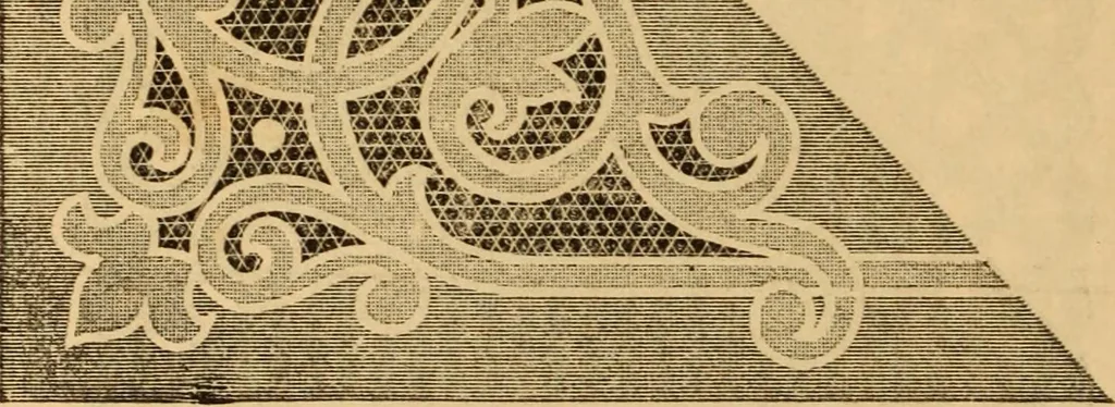 An illustration from The ladies' guide to needle work, embroidery, etc ... : being a complete guide to all kinds of ladies' fancy work, 1877, leaf 155