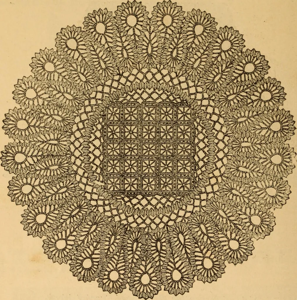 An illustration from The ladies' guide to needle work, embroidery, etc ... : being a complete guide to all kinds of ladies' fancy work, 1877, leaf 157
