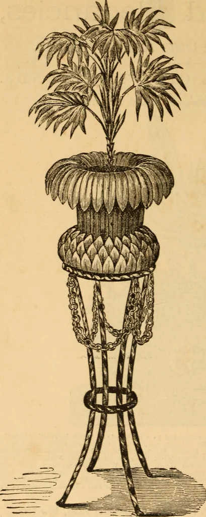 An illustration from The ladies' guide to needle work, embroidery, etc ... : being a complete guide to all kinds of ladies' fancy work, 1877, leaf 163