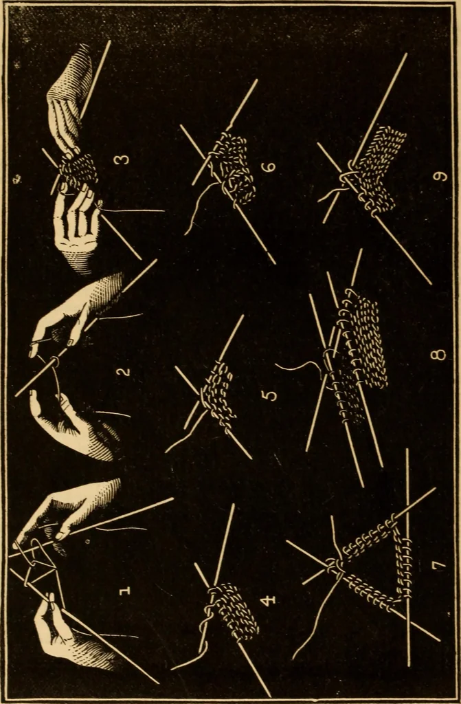 An illustration from The ladies' guide to needle work, embroidery, etc ... : being a complete guide to all kinds of ladies' fancy work, 1877, leaf 79