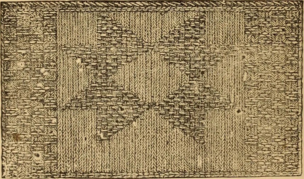 An illustration from The ladies' guide to needle work, embroidery, etc ... : being a complete guide to all kinds of ladies' fancy work, 1877, leaf 83
