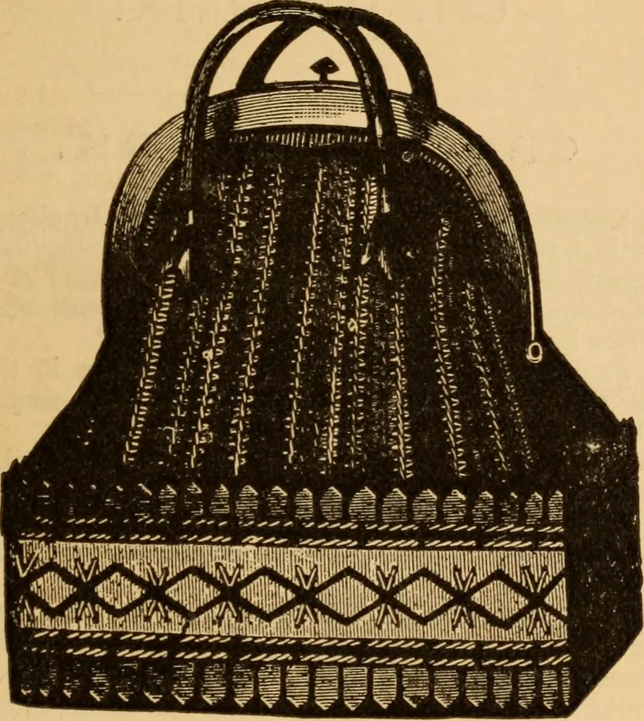 An illustration from The ladies' guide to needle work, embroidery, etc ... : being a complete guide to all kinds of ladies' fancy work, 1877, leaf 94