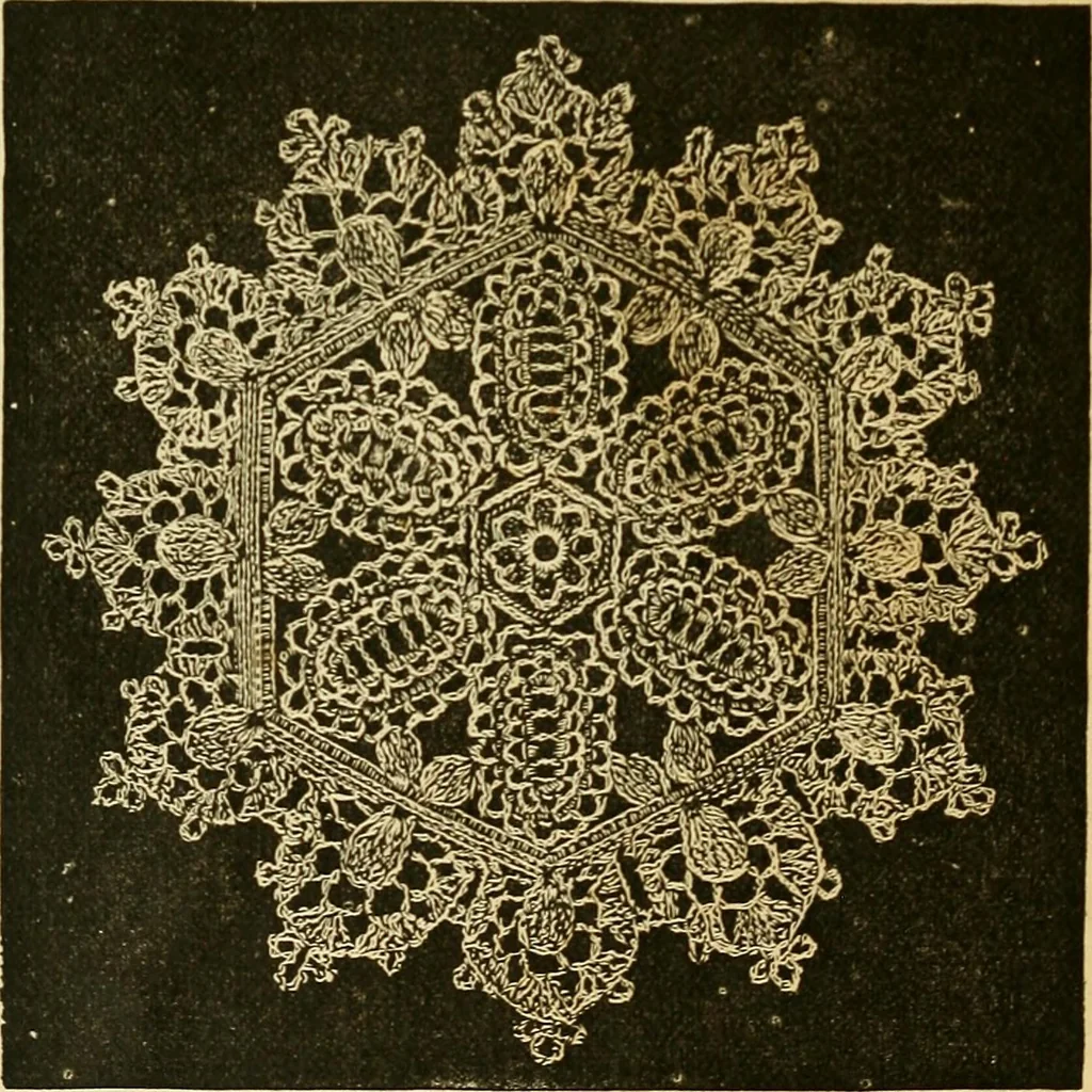 An illustration from The ladies' guide to needle work, embroidery, etc. : being a complete guide to all kinds of ladies' fancy work, 1877, leaf 101