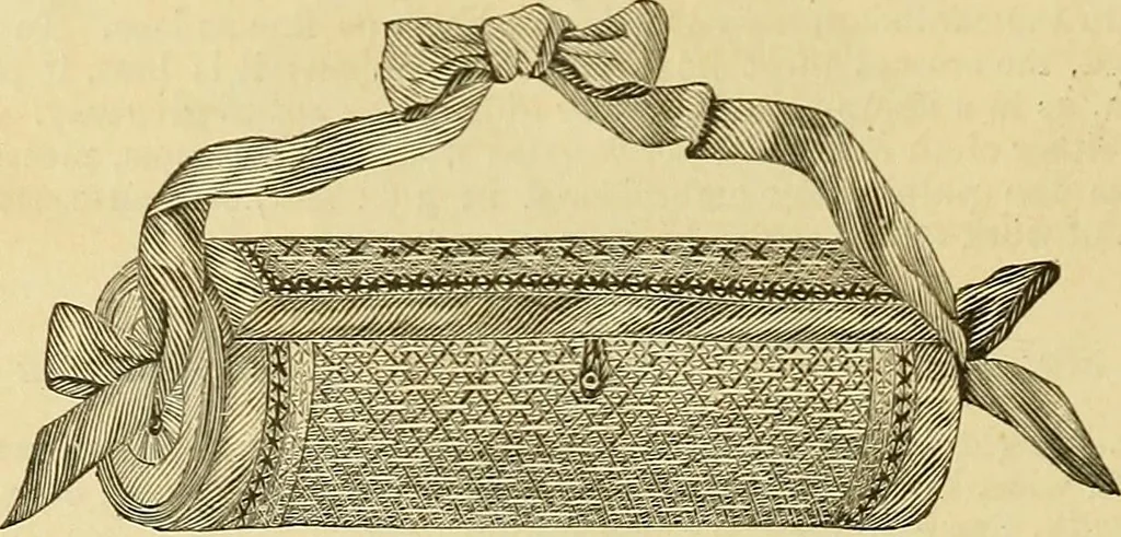 An illustration from The ladies' guide to needle work, embroidery, etc. : being a complete guide to all kinds of ladies' fancy work, 1877, leaf 149