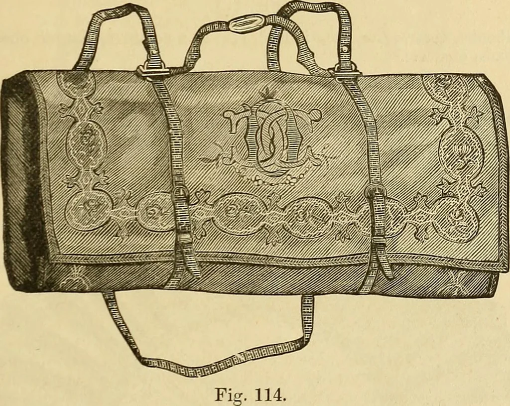 An illustration from The ladies' guide to needle work, embroidery, etc. : being a complete guide to all kinds of ladies' fancy work, 1877, leaf 152