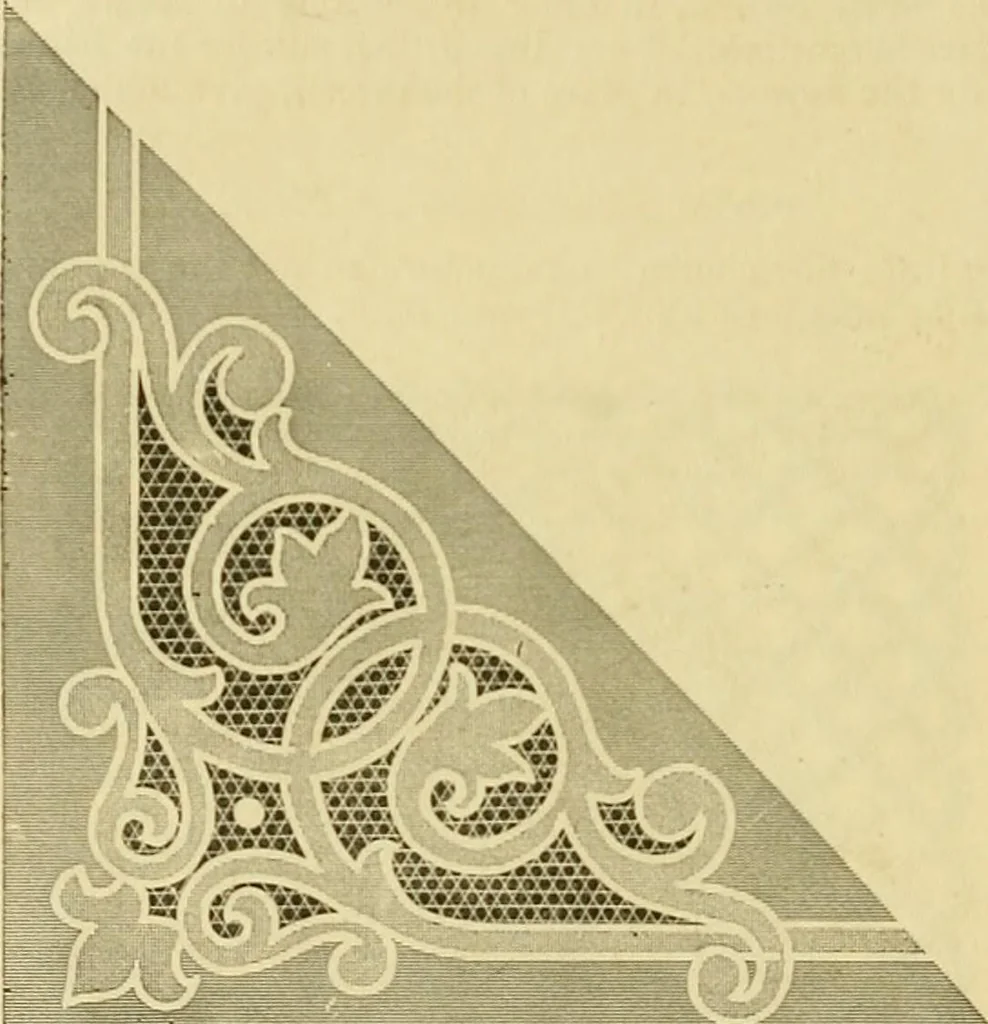 An illustration from The ladies' guide to needle work, embroidery, etc. : being a complete guide to all kinds of ladies' fancy work, 1877, leaf 155