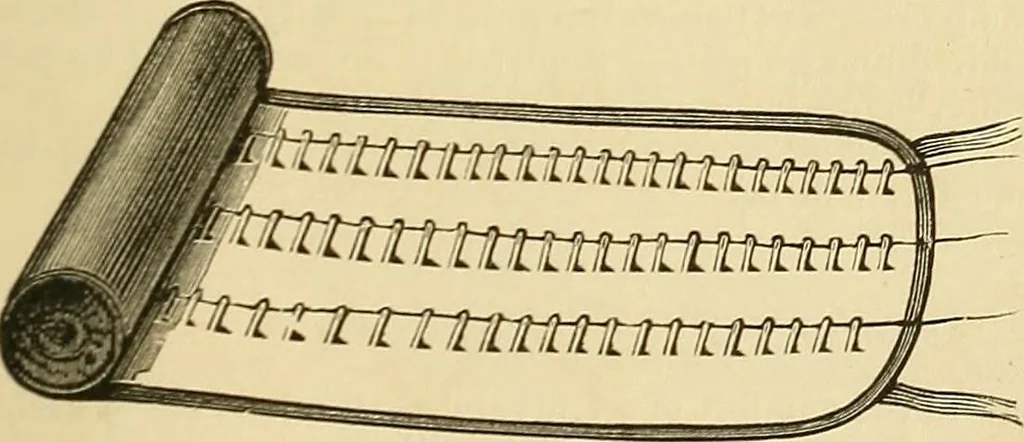 An illustration from The ladies' guide to needle work, embroidery, etc. : being a complete guide to all kinds of ladies' fancy work, 1877, leaf 22