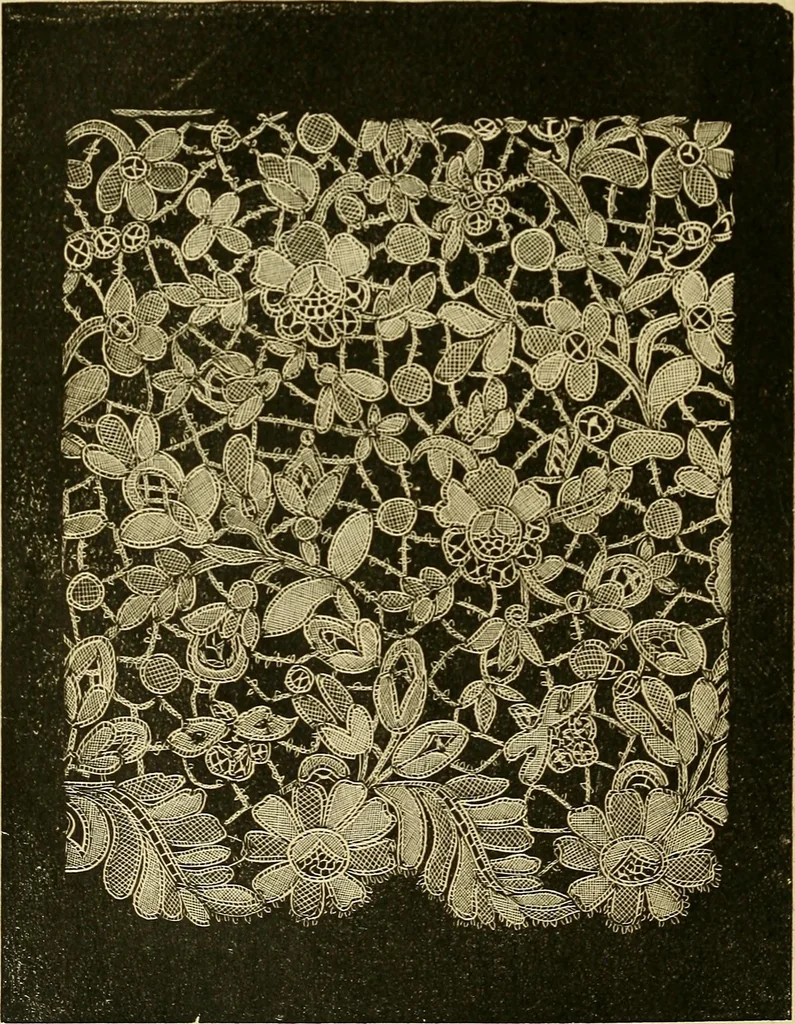 An illustration from The ladies' guide to needle work, embroidery, etc. : being a complete guide to all kinds of ladies' fancy work, 1877, leaf 55