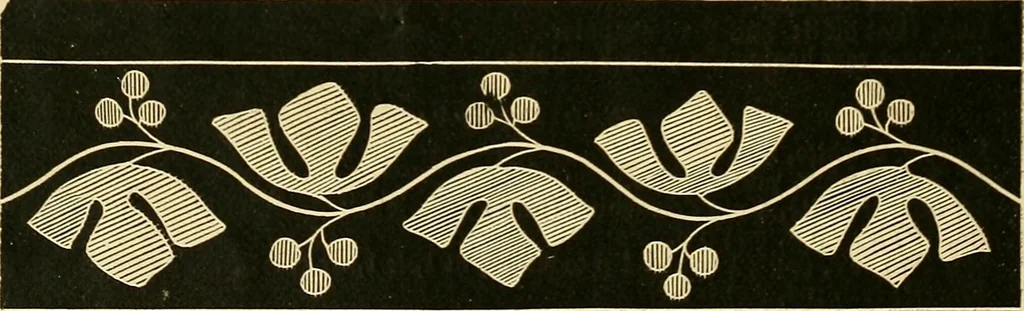 An illustration from The ladies' guide to needle work, embroidery, etc. : being a complete guide to all kinds of ladies' fancy work, 1877, leaf 91