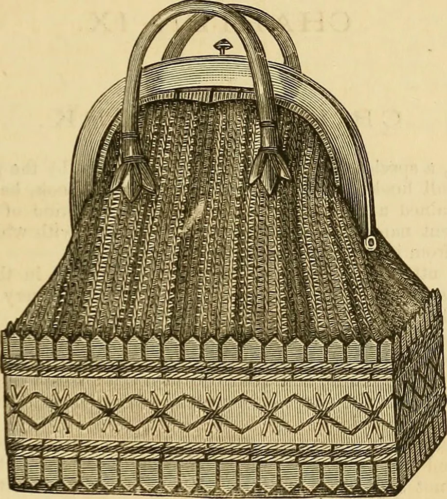 An illustration from The ladies' guide to needle work, embroidery, etc. : being a complete guide to all kinds of ladies' fancy work, 1877, leaf 94