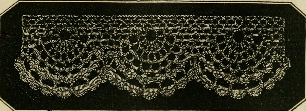 An illustration from The ladies' hand book of fancy and ornamental work ..., 1859, leaf 112