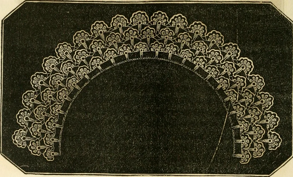 An illustration from The ladies' hand book of fancy and ornamental work ..., 1859, leaf 113