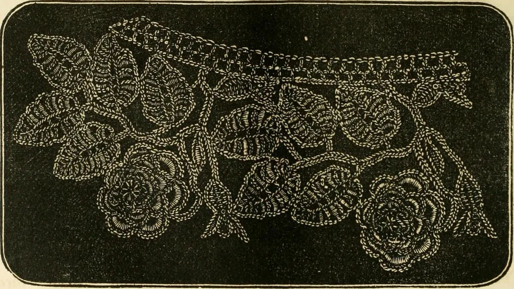 An illustration from The ladies' hand book of fancy and ornamental work ..., 1859, leaf 115