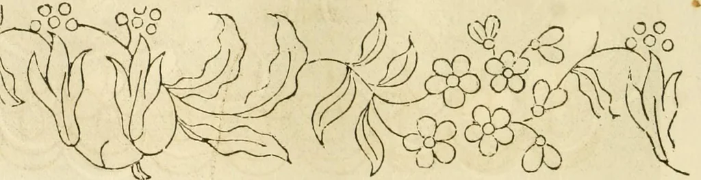 An illustration from The ladies' hand book of fancy and ornamental work ..., 1859, leaf 129