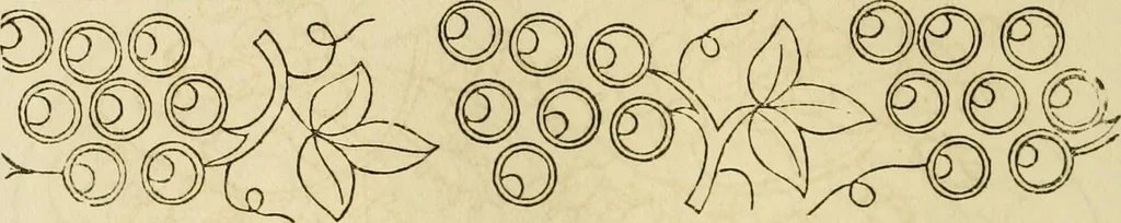 An illustration from The ladies' hand book of fancy and ornamental work ..., 1859, leaf 135