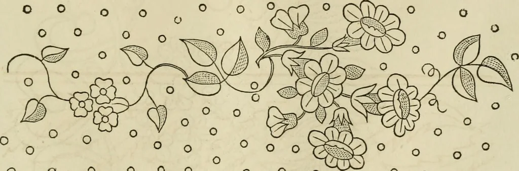 An illustration from The ladies' hand book of fancy and ornamental work ..., 1859, leaf 138