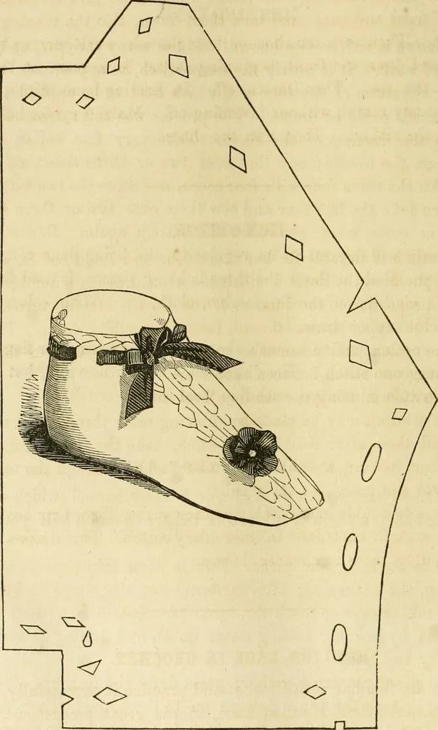 An illustration from The ladies' hand book of fancy and ornamental work ..., 1859, leaf 149