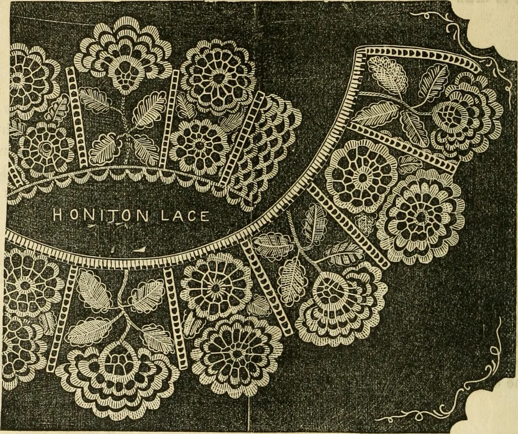 An illustration from The ladies' hand book of fancy and ornamental work ..., 1859, leaf 151