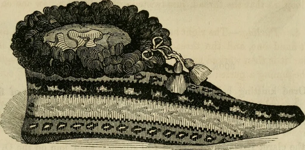An illustration from The ladies' hand book of fancy and ornamental work ..., 1859, leaf 156