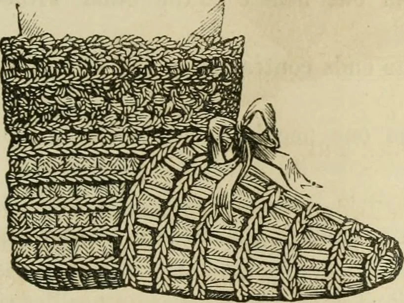 An illustration from The ladies' hand book of fancy and ornamental work ..., 1859, leaf 158