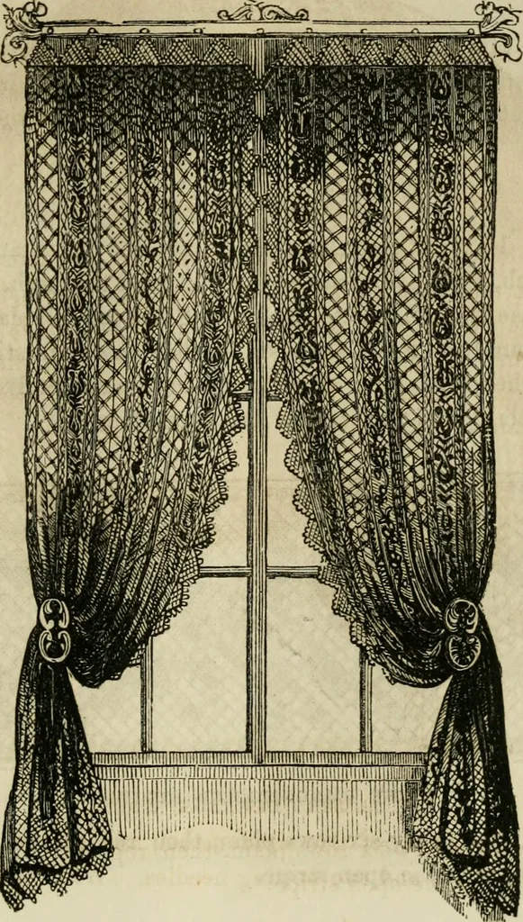 An illustration from The ladies' hand book of fancy and ornamental work ..., 1859, leaf 188