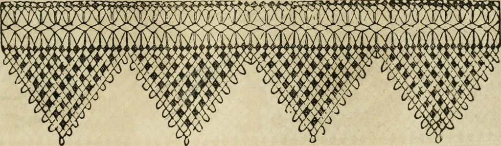 An illustration from The ladies' hand book of fancy and ornamental work ..., 1859, leaf 190