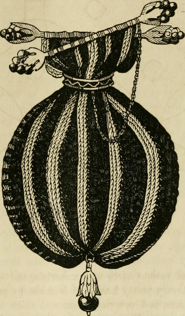 An illustration from The ladies' hand book of fancy and ornamental work ..., 1859, leaf 224