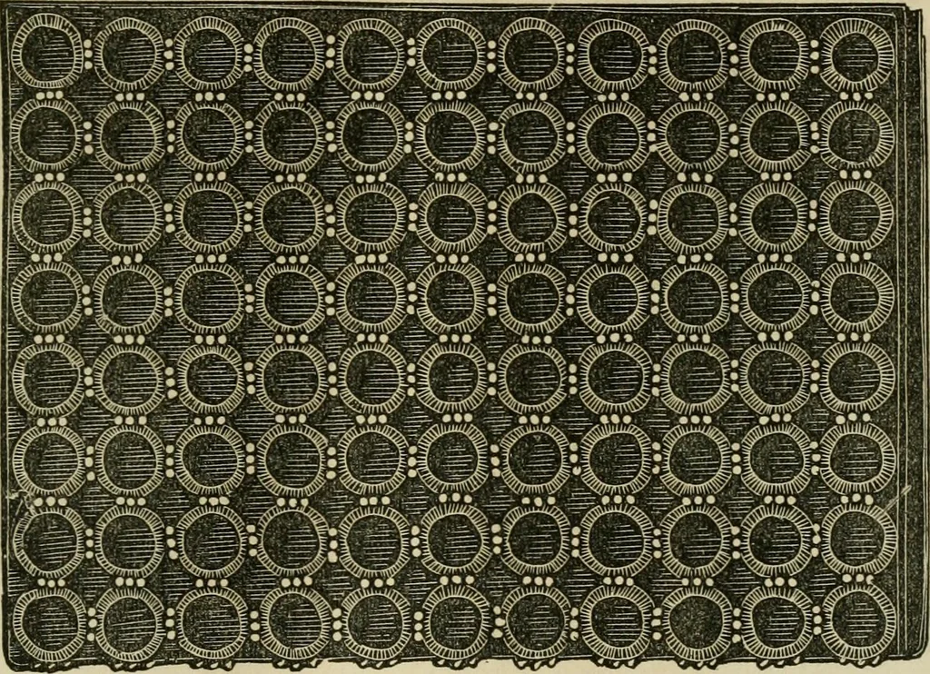 An illustration from The ladies' hand book of fancy and ornamental work ..., 1859, leaf 226