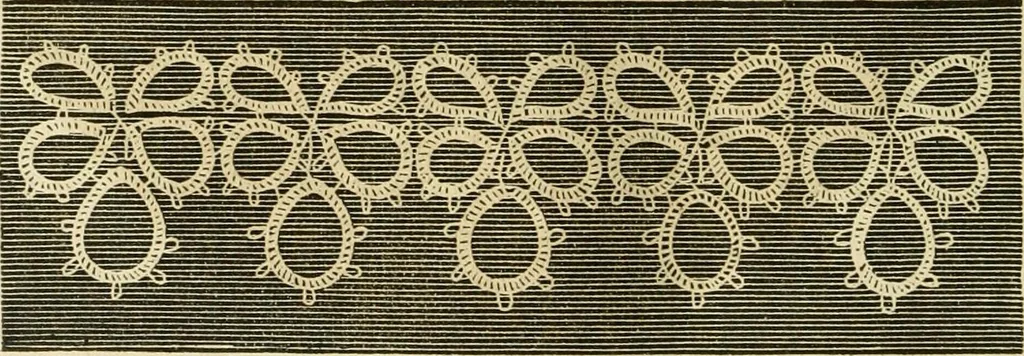 An illustration from The ladies' hand book of fancy and ornamental work ..., 1859, leaf 233