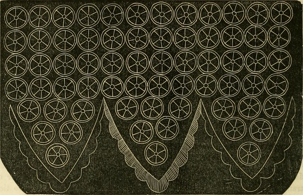 An illustration from The ladies' hand book of fancy and ornamental work ..., 1859, leaf 239