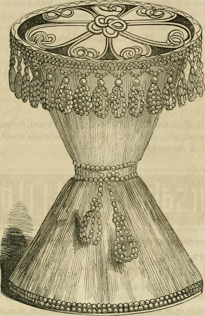 An illustration from The ladies' hand book of fancy and ornamental work ..., 1859, leaf 26